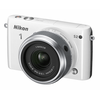 Nikon1 S2 Bajonettes Fényképezőgép, Fehér + 11-27.5 mm zoomobjektív Nikon1 S2 Bajonettes Fényképezőgép, Fehér + 11-27.5 mm zoomobjektív