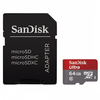 SanDisk micro SDXC Ultra kártya 64GB + Adapter, Class 10, UHS-I, 80MB/sec.