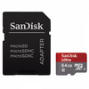 SanDisk micro SDXC Ultra kártya 64GB + Adapter, Class 10, UHS-I, 80MB/sec. SanDisk micro SDXC Ultra kártya 64GB + Adapter, Class 10, UHS-I, 80MB/sec.