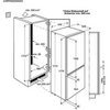 Electrolux ENN2812COW Beépíthető kombinált hűtőszekrény, LowFrost, 178 cm
