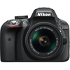 Nikon D3300 Fényképezőgép KIT, Fekete + 18-55 mm VR objektív