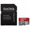 SanDisk micro SDHC Ultra Android kártya 32GB + Adapter, Class 10, UHS-I, 80MB/sec.
