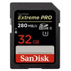 SanDisk SDHC Extreme Pro kártya 32 GB, 280 MB/sec., UHS-II SanDisk SDHC Extreme Pro kártya 32 GB, 280 MB/sec., UHS-II