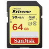 SanDisk SDXC Extreme kártya 64 GB, Class 10, UHS-I, U3, 90MB/sec. SanDisk SDXC Extreme kártya 64 GB, Class 10, UHS-I, U3, 90MB/sec.