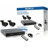Valueline SVL-SETDVR30 Biztonsági kamerás videorögzítő rendszer 500 GB beépített merevlemezzel Valueline SVL-SETDVR30 Biztonsági kamerás videorögzítő rendszer 500 GB beépített merevlemezzel