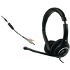 Sandberg SAFHPT01 Plug n Talk Mikrofonos Fejhallgató, Fekete Sandberg SAFHPT01 Plug n Talk Mikrofonos Fejhallgató, Fekete