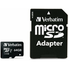VERBATIM MVMS64GP Memóriakártya, microSDXC, 64GB, Class 10 USH-I