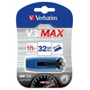 VERBATIM UV32GSM Pendrive, 32GB, USB 3.0 (49806) kék-fekete