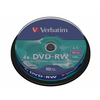 VERBATIM DVDVU-4B10 DVD-RW lemez, újraírható