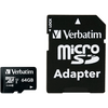 VERBATIM MVMS64GHA Memóriakártya adapterrel, Micro SD, 64GB, Class 10, (44084) VERBATIM MVMS64GHA Memóriakártya adapterrel, Micro SD, 64GB, Class 10, (44084)