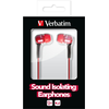 Verbatim VHS16 Sound Isolating Fülhallgató, Piros