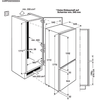Electrolux ENN2851AOW Beépíthető kombinált hűtőszekrény, NoFrost, 178 cm, A+