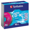 VERBATIM CDV7052V10S CD-R lemez, Crystal bevonat VERBATIM CDV7052V10S CD-R lemez, Crystal bevonat
