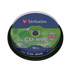 VERBATIM CDVU7010B10 CD-RW lemez, újraírható, SERL