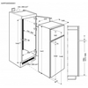 Electrolux EJN2301AOW Beépíthető kombinált hűtőszekrény, 144 cm Electrolux EJN2301AOW Beépíthető kombinált hűtőszekrény, 144 cm
