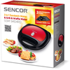 Sencor SSM 9404RD Szendvicssütő, grillező és gofrisütő 3 az 1-ben