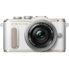 Olympus PEN E-PL8 Fényképezőgép, Fehér + 14-42 mm objektív, Ezüst