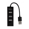 Sbox H-204B 4 portos USB HUB, fekete