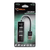 Sbox H-204B 4 portos USB HUB, fekete