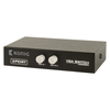 König kétportos VGA elosztó,fekete (CMP-SWITCH51)
