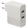 König CS48UW001WH 2xUSB Hálózati Adapter König CS48UW001WH 2xUSB Hálózati Adapter