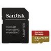 SANDISK MICROSD EXTREME KÁRTYA 64GB, 90MB/sec. CL10, UHS-I, V30, A1 (HAMA SAN 173421)