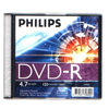 Philips írható DVD slim tokban