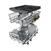 Whirlpool WH6IB10BS7LA0 ugradbena perilica posuđa