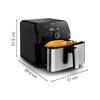 Easy Fry Mega 7,5L airfryer,fekete