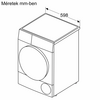 Bosch WQB246DNBY Serie 8 Szárítógép Bosch WQB246DNBY Serie 8 Szárítógép