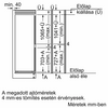 Bosch KIN86ADB0 Serie 6 Beépíthető kombinált hűtőszekrény Bosch KIN86ADB0 Serie 6 Beépíthető kombinált hűtőszekrény