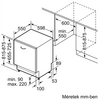 Bosch SMD6ECX00E Beépíthető mosogatógép Bosch SMD6ECX00E Beépíthető mosogatógép