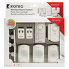 König Vezeték Nélküli Riasztó Készlet - 433 Mhz / 100 dB (SAS-ALARM120) König Vezeték Nélküli Riasztó Készlet - 433 Mhz / 100 dB (SAS-ALARM120)