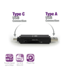 Ewent Compact USB 3.1 Gen1 (USB 3.0) Kártyaolvasó C és A típusú csatlakozókkal (EW1075)