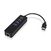 Ewent 3 Portos USB 3.1 Gen1 (USB 3.0) Hub, Gigabit hálózati porttal (EW1140) Ewent 3 Portos USB 3.1 Gen1 (USB 3.0) Hub, Gigabit hálózati porttal (EW1140)
