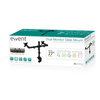 Ewent EW1512 monitortartó asztali konzol dupla, Fekete Ewent EW1512 monitortartó asztali konzol dupla, Fekete