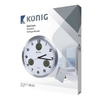 König Időjárás Állomás / Falióra Kül és Beltéri Fehér/Ezüst (KN-CL30N) König Időjárás Állomás / Falióra Kül és Beltéri Fehér/Ezüst (KN-CL30N)