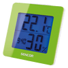 Sencor SWS 1500 GN Hőmérő ébresztőórával, Zöld Sencor SWS 1500 GN Hőmérő ébresztőórával, Zöld