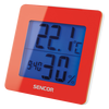 Sencor SWS 1500 RD Hőmérő ébresztőórával, Piros