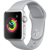 Apple Watch Series 3 Okosóra 38mm, Ezüst alumíniumház, szürke sportszíj