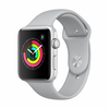Apple Watch Series 3 Okosóra 42mm, Ezüst alumíniumház, szürke sportszíj