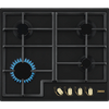 Zanussi ZGH66414CA Rusztikus beépíthető gáz főzőlap, 60 cm Zanussi ZGH66414CA Rusztikus beépíthető gáz főzőlap, 60 cm