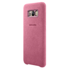 Samsung EF-XG955APEGWW Galaxy S8+ Alcantara bőrtok, Rózsaszín