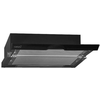 CATA TF-2003/60 BLACK GLASS (02017200) Teleszkópos elszívó + FA 125/3 Páraelszívó bekötő szett