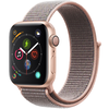 Apple Watch 4 MU692HC/A 40mm okosóra, Arany óra rózsaszín pánttal
