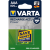 VARTA POWER akkumulátor mikro/ AAA 800 mAh BL2 VARTA POWER akkumulátor mikro/ AAA 800 mAh BL2