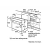 BOSCH HBF153ES0 Beépíthető sütő