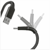 SBS USB 2.0 - USB C adapter kábel fekete
