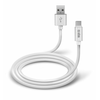 SBS USB A - USB C típus kábel, Fehér