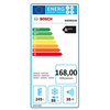 BOSCH KGE392L4A Alulfagyasztós kombinált hűtőszekrény